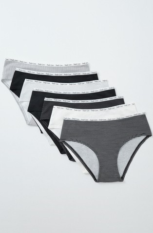 Stretch cotton 7-pack panties