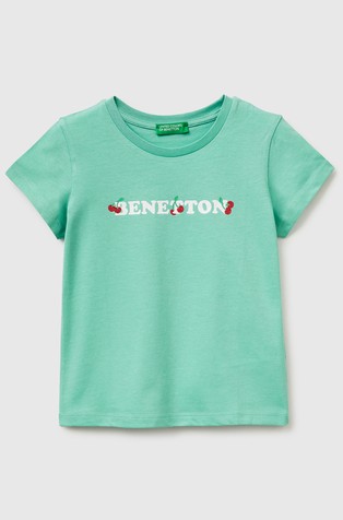 T-shirt with glittery logo