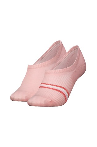 Paket od 2 para stopalica s prugastim detaljem