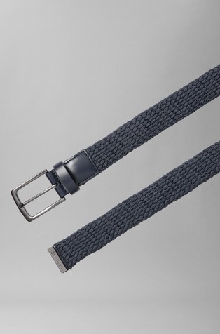 Braided Logo Tip Belt