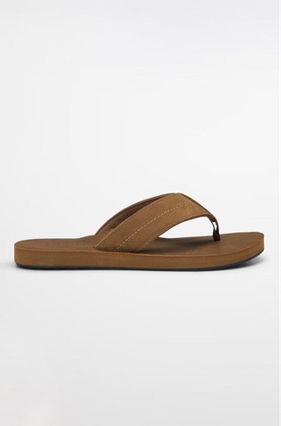Suede flip-flops