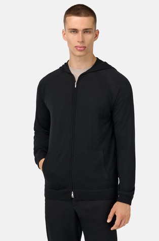 Kardigan od merino vune s kapuljačom