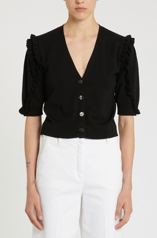 Kratak kardigan s volančićima