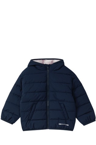 Oversized unisex quilted jacket with hood