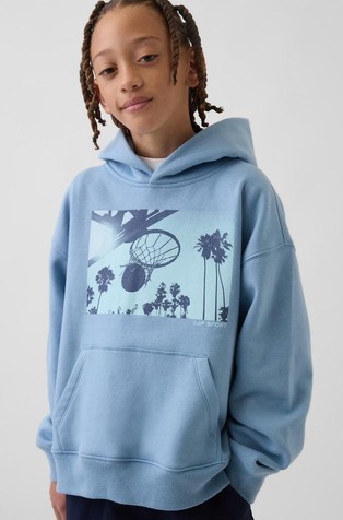 Gap logo hoodie s otiskom za dječake