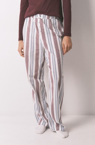 Prugast pamučni donji dio pidžame