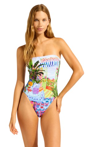 La Boca Bandeau One Piece Swimsuit