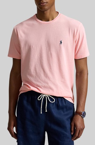 Standard fit majica kratkih rukava od pamuka i lana