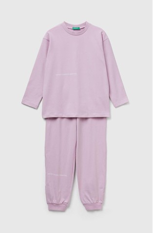 Pamučna pidžama dugih rukava