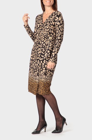 Animal print dress