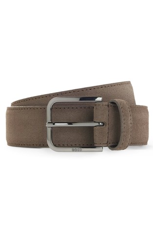 Suede belt