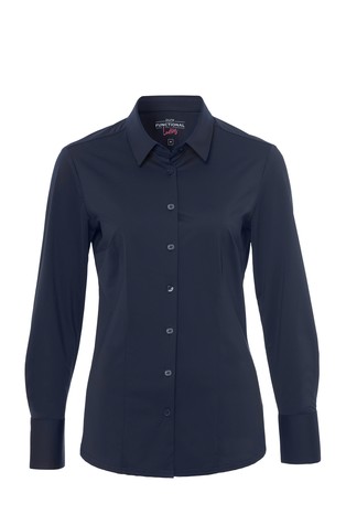 Functional slim fit shirt with long sleeves