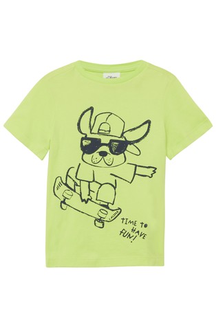 T-shirt with front print