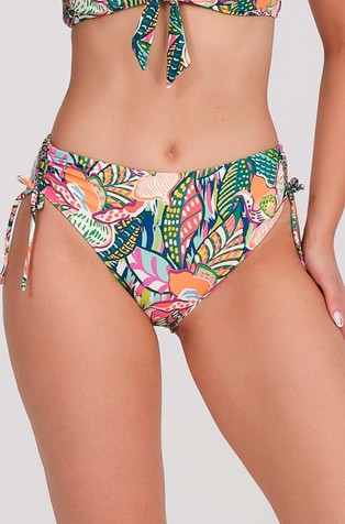 Bikini bottom with floral print