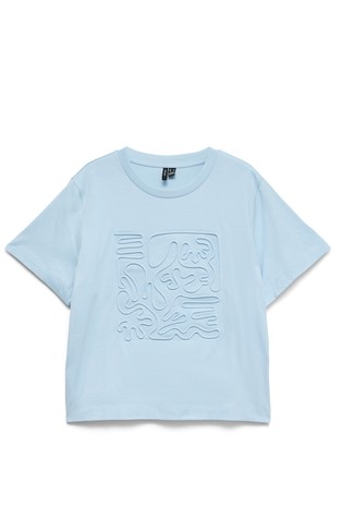 VMAIJA Cotton T-shirt with 3D application