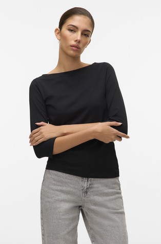 VMPANDA 3/4 sleeve T-Shirt in modal-blend