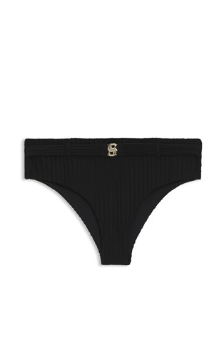 Plisiran donji dio kupaćeg kostima s dvostrukim monogramom B