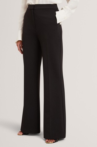 High Waisted Flared Trousers