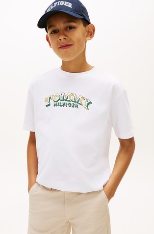 Logo majica kratkih rukava od pamučnog jerseya