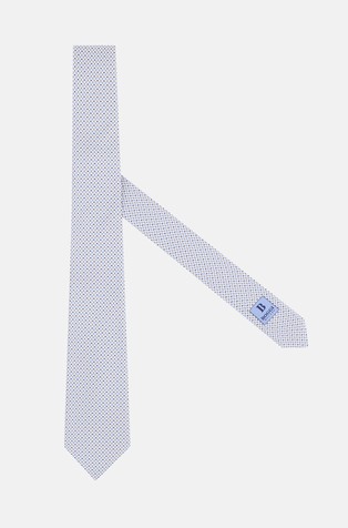 Svilena kravata s geometrijskim uzorkom