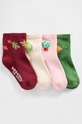 Paket od 4 para čarapa za djecu djevojčice