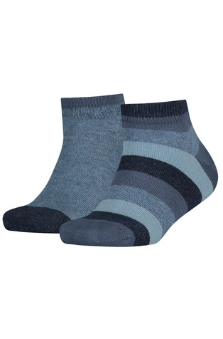 Paket od 2 para niskih dječjih čarapa