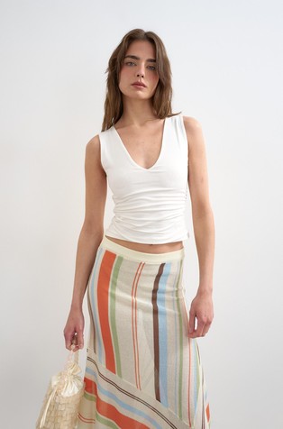 TSMY majica bez rukava od rastezljivog pamuka