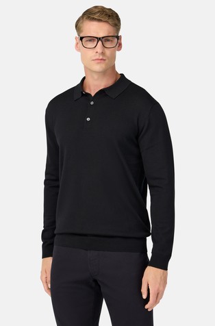 Pletena polo majica od merino vune