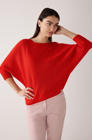 Batwing 3/4 sleeves sweater