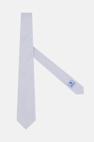 Svilena kravata s geometrijskim uzorkom