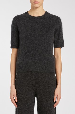 Monochrome pletena majica od mješavine vune i kašmira