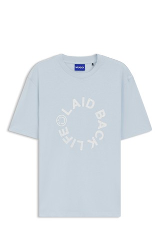 Cotton-jersey T-shirt with logo