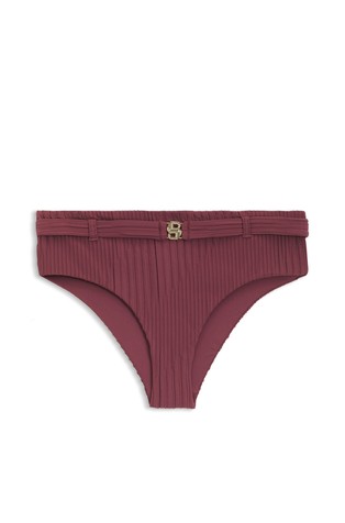 Plisiran donji dio kupaćeg kostima s dvostrukim monogramom B