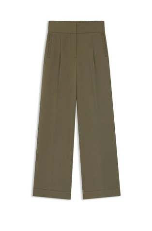 Straight-fit trousers in viscose-blend