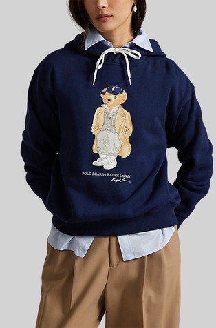 Polo Bear pulover s kapuljačom i flisiranom unutrašnjošću