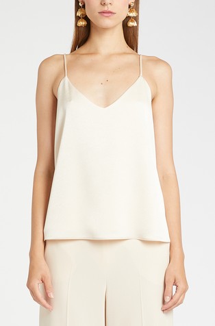 Satenska majica s naramenicama