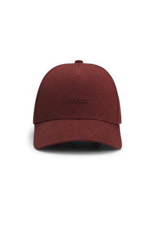 Cotton-twill cap with embroidered logo