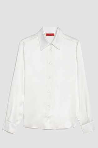Silk satin shirt