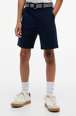 Essential Signature Belt Loose Chino Shorts