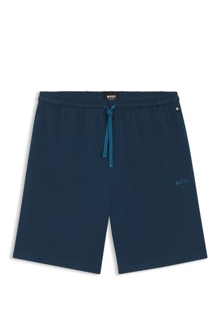 Pamučne kratke hlače s vezicom i izvezenim logotipom