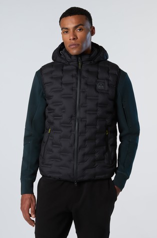 Prošiven prsluk s kapuljačom