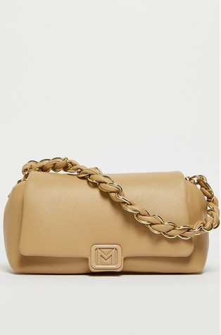 Medium bag with wowen handle