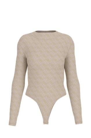 Rhinestones 4G logo bodysuit