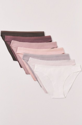 Stretch cotton 7-pack classic panties