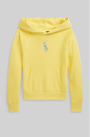 Floral Big Pony pulover s kapuljačom i frotirnom unutrašnjošću