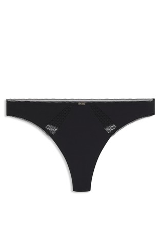 Tangice od mikrofibre s čipkom