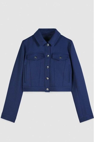 Kratka jakna u izgledu denima