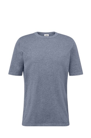 Short sleeved knitwear made of cotton