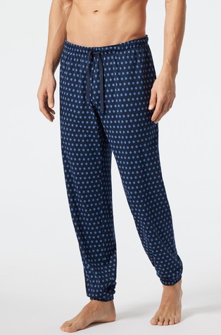 Mix & Relax - donji dio pidžame s uzorkom i obrubom