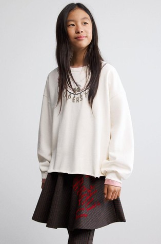 Loose fit pulover s otiskom